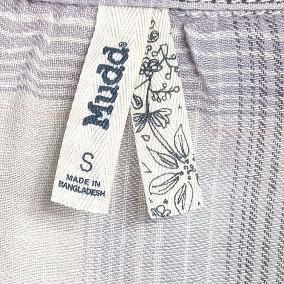 MUDD-Women's-Plaid-Gray-Black-Pink-SMALL-pullover-V Neck-Long Sleeve-Pockets - Picture 14 of 16